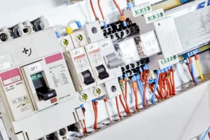 Surge protection devices with colorful wires